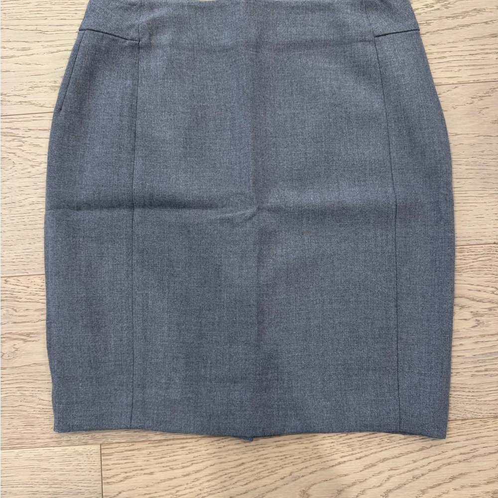 LOFT Charcoal Pencil Skirt